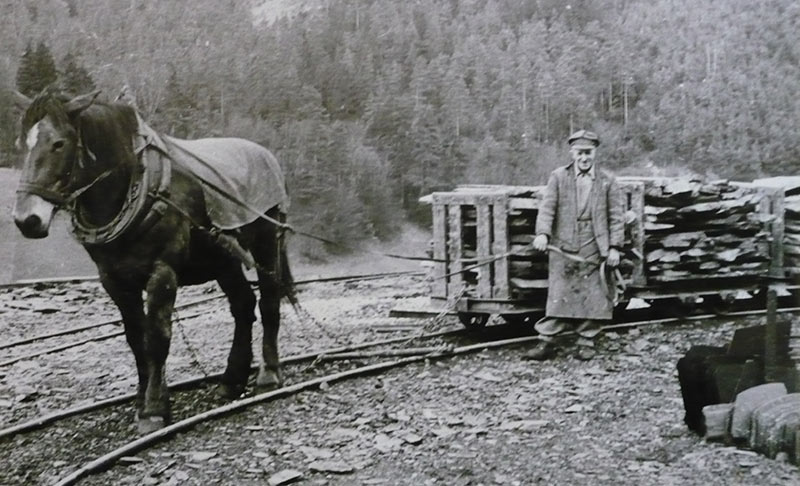 Historisches Bild Ulopor Thüringer Schiefer